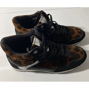 Bamboo womens shoes size 8 Leopard Print Stylistic Casual Shoe